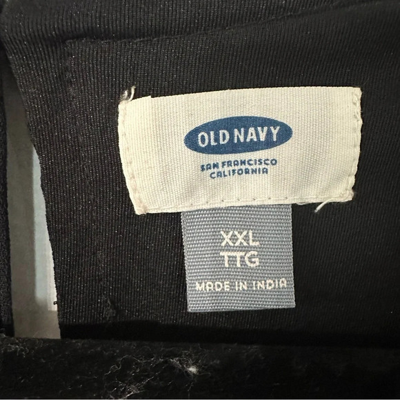 Old Navy Women’s Sleeveless Detailed Crewneck Lined Black Dress Size XXL GUC - Picture 4 of 9